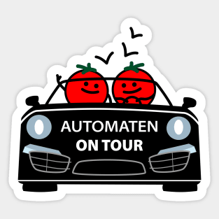 Funny tomatoes on tour Sticker